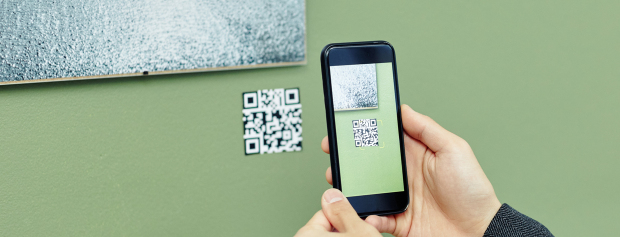 gallerigæst scanner QR-kode